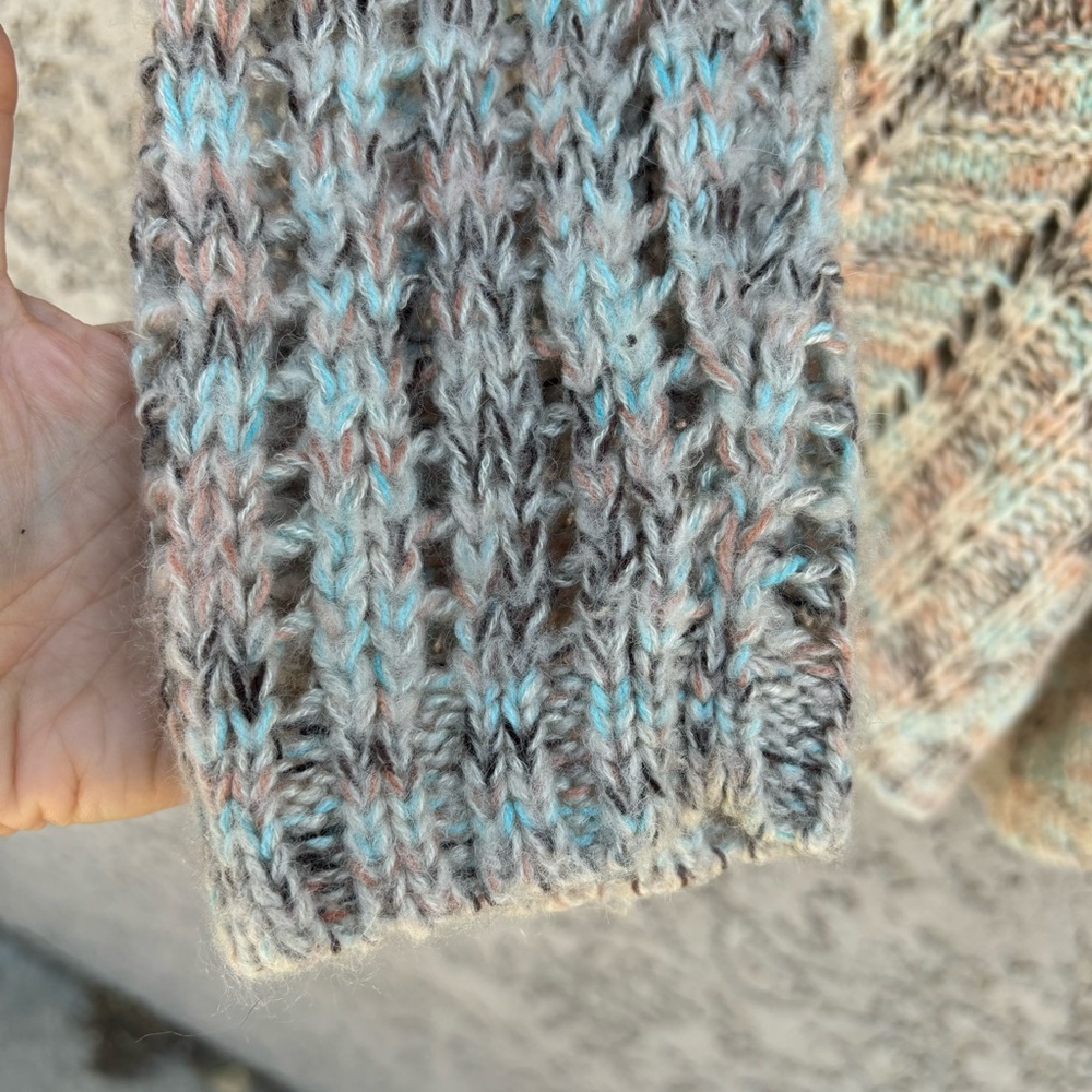 KERISMA Open Knit Long Sleeved Asymmetrical Sweater - Picture 3 of 9